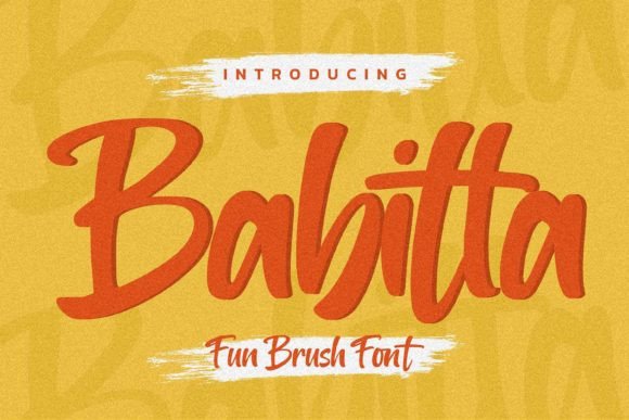 Babitta Font for Handmade Creations