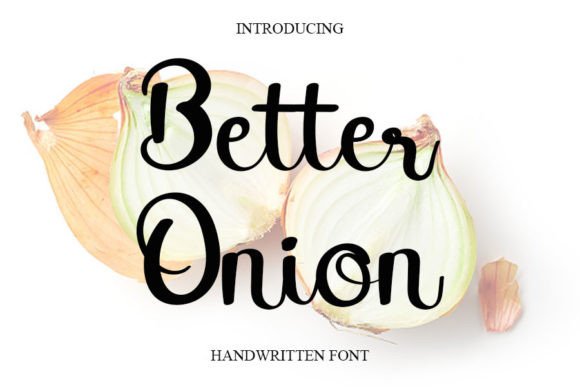 Better Onion Script Font Review