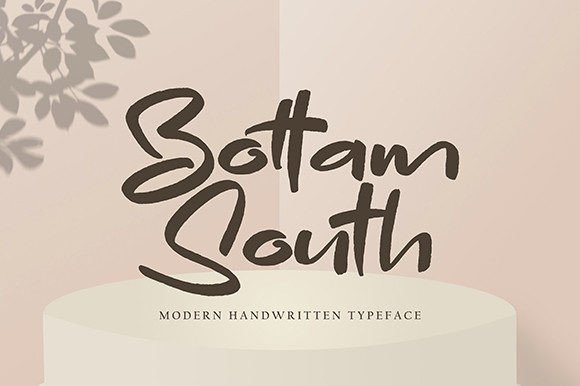 Bottam South: A Handwritten Font for Creative Web Projects