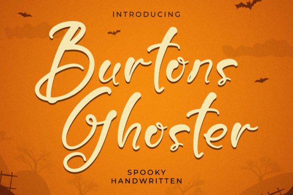 Burtons Ghoster Font for Spooky Campaigns
