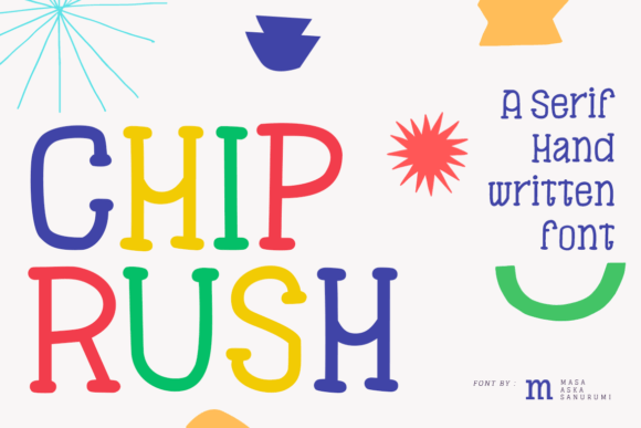 Chiprush: A Playful Handwritten Font for Modern Editorial Design