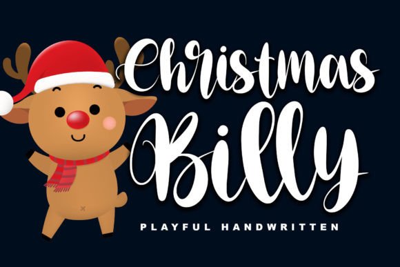 Christmas Billy Font for Branding and Marketing