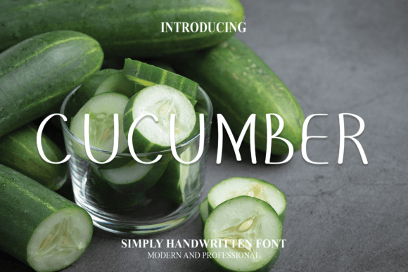 Cucumber Font for Business Branding