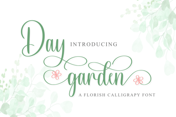 Daygarden: A Sweet Script Font for Branding Projects