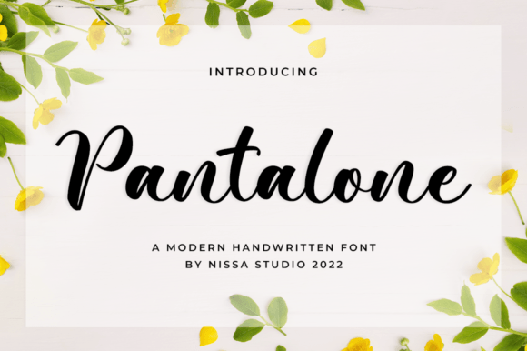 Elevate Your Handmade Creations with the Pantalone Script Font