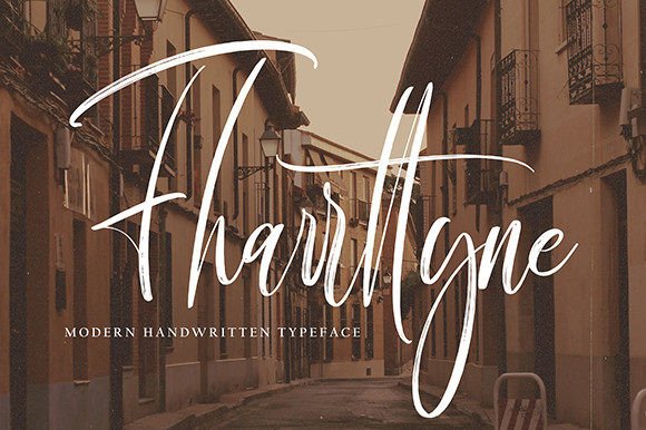 Fharrttyne: A Magical Script Font for Creative Makers