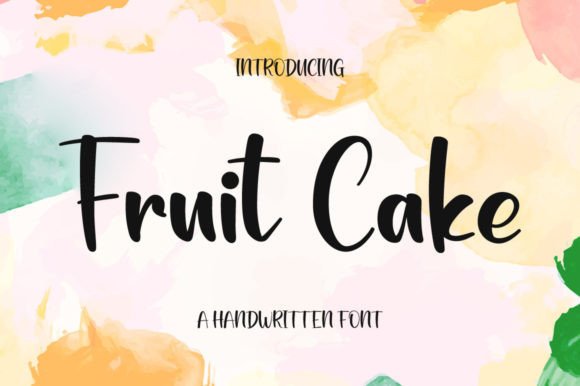 Fruit Cake Font for Eye-Catching Campaigns