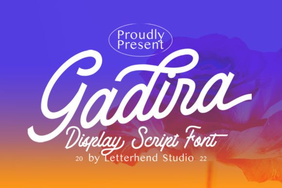 Gadira Script Font Review for Design Projects