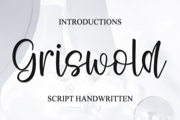 Griswold Font for Handmade Creations