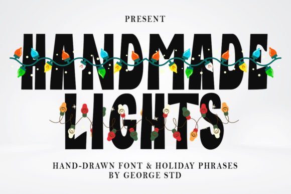 Handmade Lights: A Bold Font for Editorial Design