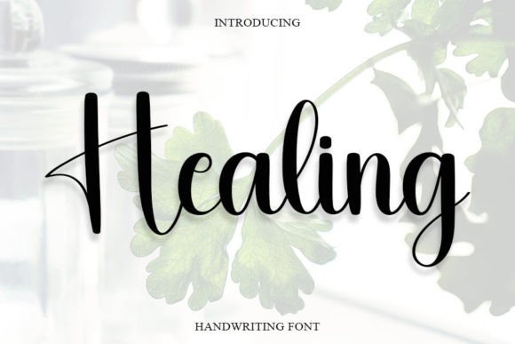 Healing Font for Web Design and Branding