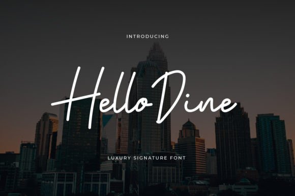 Hello Dine Script Font Review