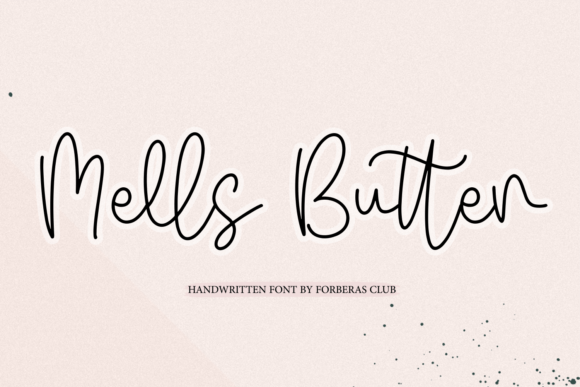 Mells Butter Font for Web Design