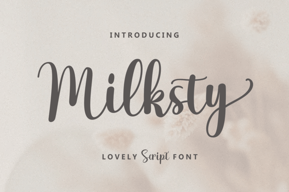 Milksty: A Handwritten Font for Editorial Design