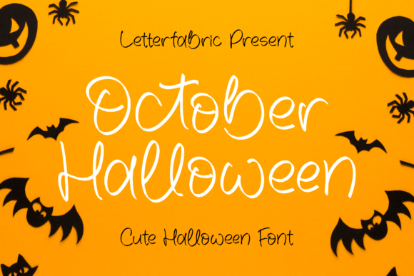 October Halloween Font for Seasonal Campaigns