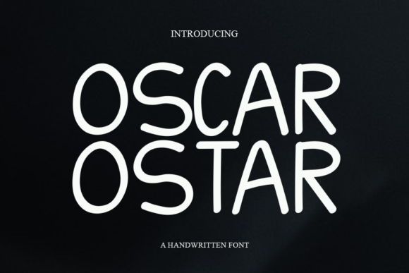 Oscar Ostar: A Handwritten Font for Business Branding