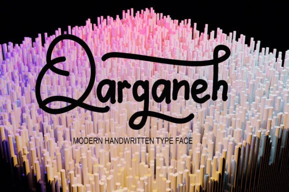 Qarganeh: A Script Font for Modern Branding