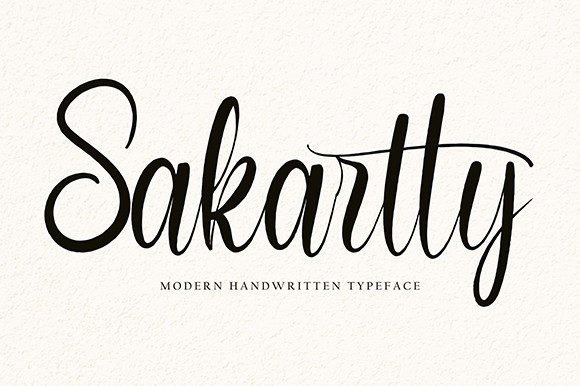 Sakartty: The Flowing Font That Elevates Campaign Design