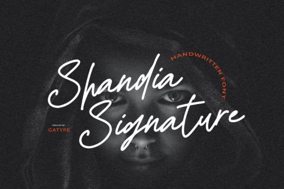Shandia Signature: A Script Font That Elevates Digital Branding