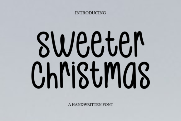 Sweeter Christmas Font for Branding Projects