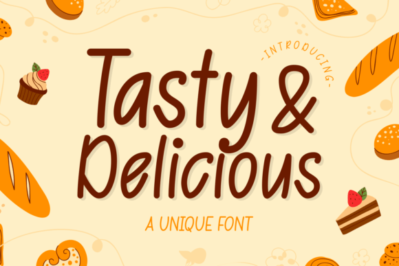 Tasty Delicious: A Playful Font for Creative Branding