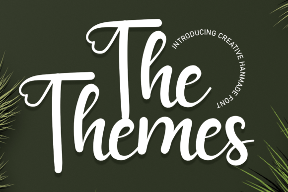 The Themes: A Handwritten Font That Elevates Digital Design